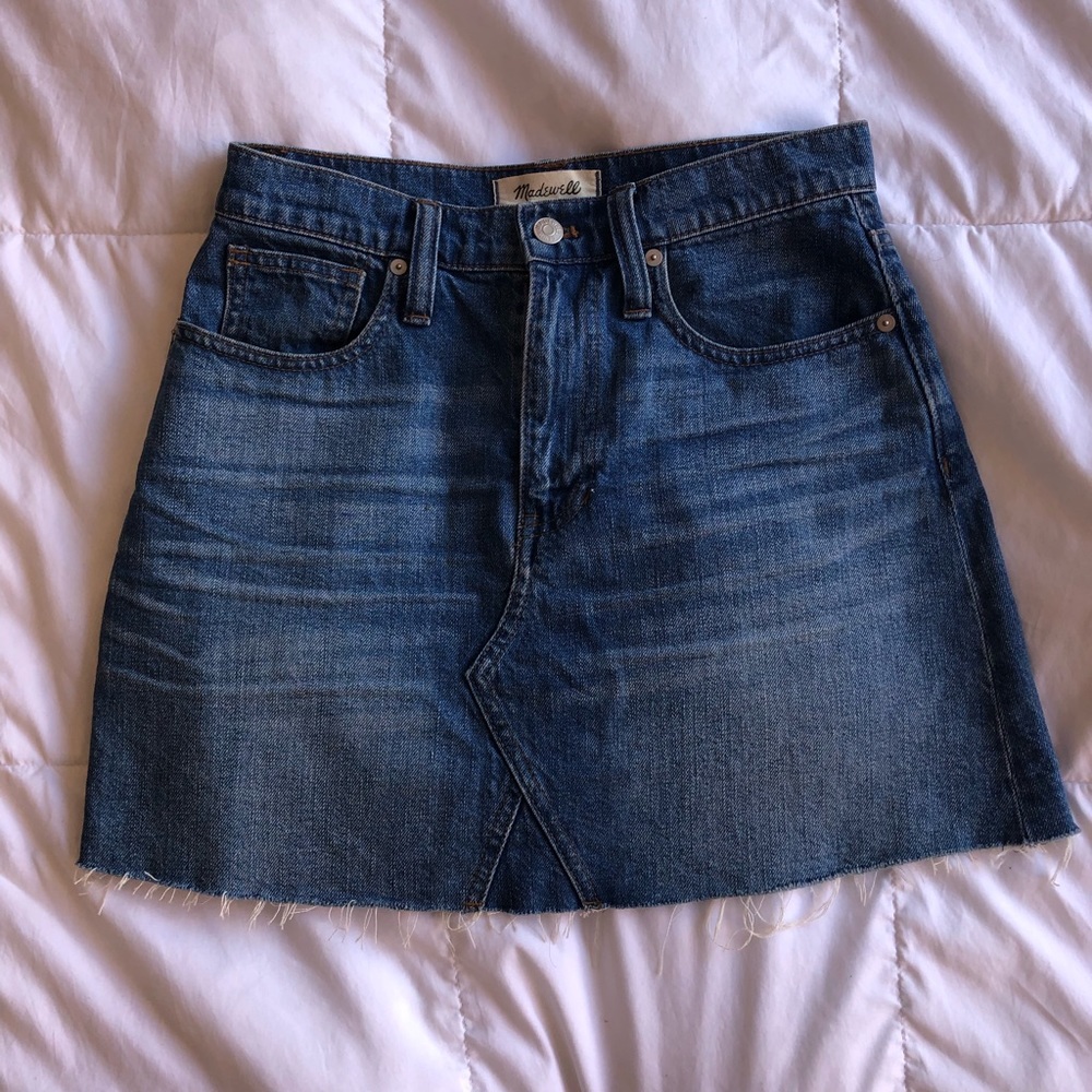 Madewell Denim Frisco Mini Skirt, 26
